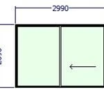 700-3021OX ICON-D DOUBLE SLIDING DOOR GOVARO